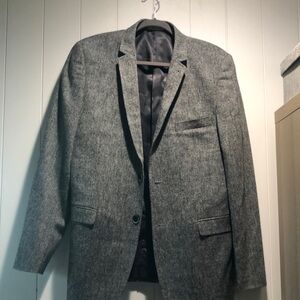 Ferrecci blazer Bradford tweed wool blend charcoal grey 42R